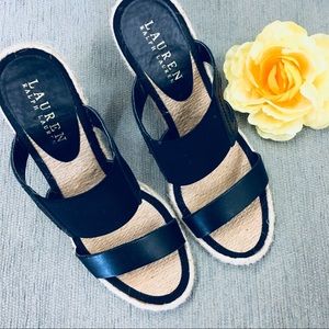 Lauren Ralph Lauren Elastic Twine Wedges